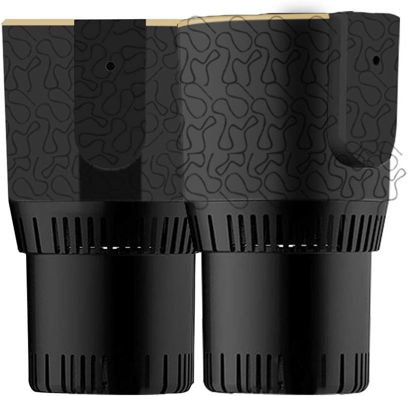 tesny Car Cup Cooler/Warmer Auto Electric Cup Drink Holder Cooling Beverage Cans and Heating Coffee in Minutes Plug