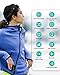 Pulse Oximeter Blood Oxygen Monitor Fingertip HealthTree Bluetooth Pulse Ox with Free APP, O2 Pulse Oximeter Finger and Heart Rate Monitor