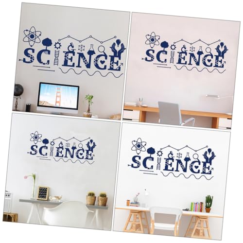Vinilo decorativo científico KICHOUSE 99x42 cm PVC azul miniatura 3