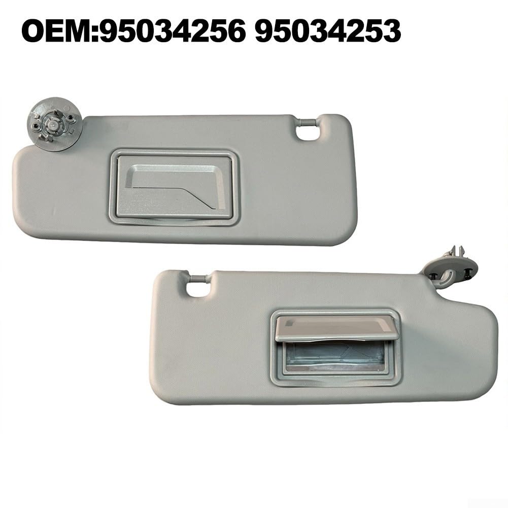 DAZZLEEX Parasol para Parabrisas Delantero para Chevrolet para Aveo Car Part OEM 95034256 reemplazos ABS Accesorios para Parasol (Izquierda)