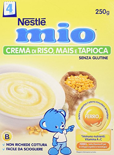 Nestlé Mio - Crema di Riso Mais Tapioca, senza