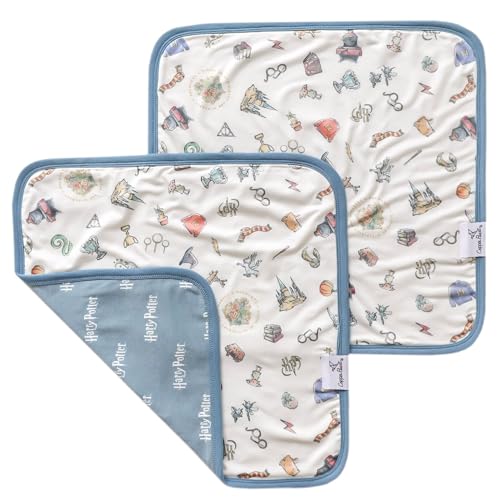 Image of Copper Pearl Baby Security Blanket Set of 2 - Portable Size for Self-Soothing On-The-Go, Ideal Baby Blankets for Boys and Girls, Ultra-Soft, and Gift-Ready Loveys - Wizarding World™