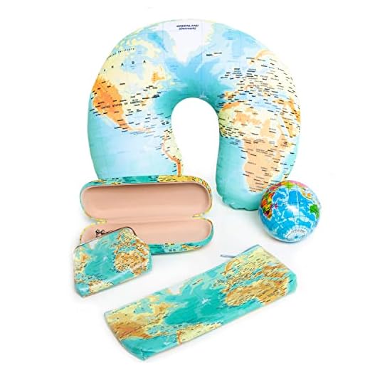 Set regalo da viaggio mappa turchese