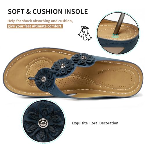 Image of FUDYNMALC Sandals for Women Wedge Shoes: Summer All-Day Comfort Walking Platform Flip Flops 2026 for Casual Dressy
