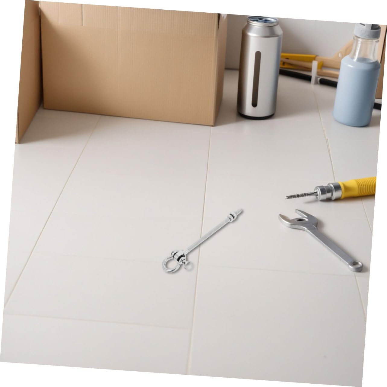 Ganchos Giratorios para Silla Columpio de Acero Inoxidable 2 Piezas