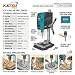 KATSU Tools Bench Pillar Drill Press 720W – Integrated Digital Speed Display, Laser Guide, Variable Speed, 13mm Keyless Chuck, for Wood, Metal & Plastic, Model 100218