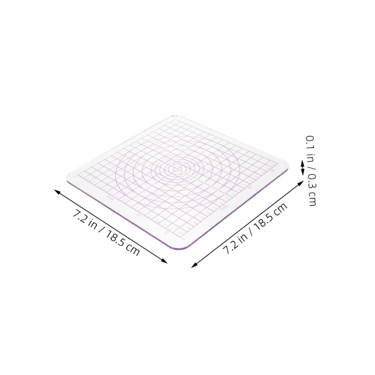 IWOWHERO Diy Clay Projects 2 Pack Acrylic Clay Scrubbers Pottery Tools Round Edge Easy to Home