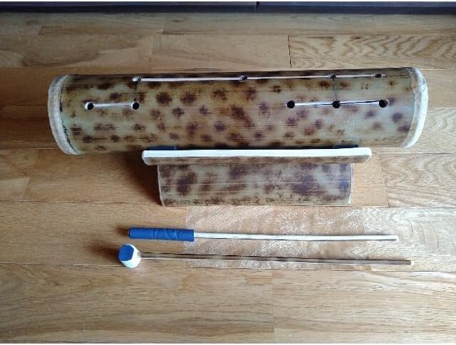 スリットドラム✱竹楽器シリーズ✱ブラウン