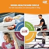 SISSEL Pilates Soft Ball | Gymnastikball & Pilates Ball für Training & Entspannung | Softball für Bauch, Rücken & Core | 22 cm | Belastbar bis 155 kg | Sport Bälle | Gummiball | Physiotherapie Zubehör