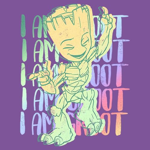 Marvel Groot Stack Girls Short Sleeve Tee Shirt2