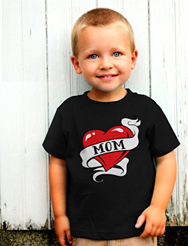 Tstars Mom Heart Tattoo for Mother's Day Love Mom Toddler/Infant Kids T-Shirt4