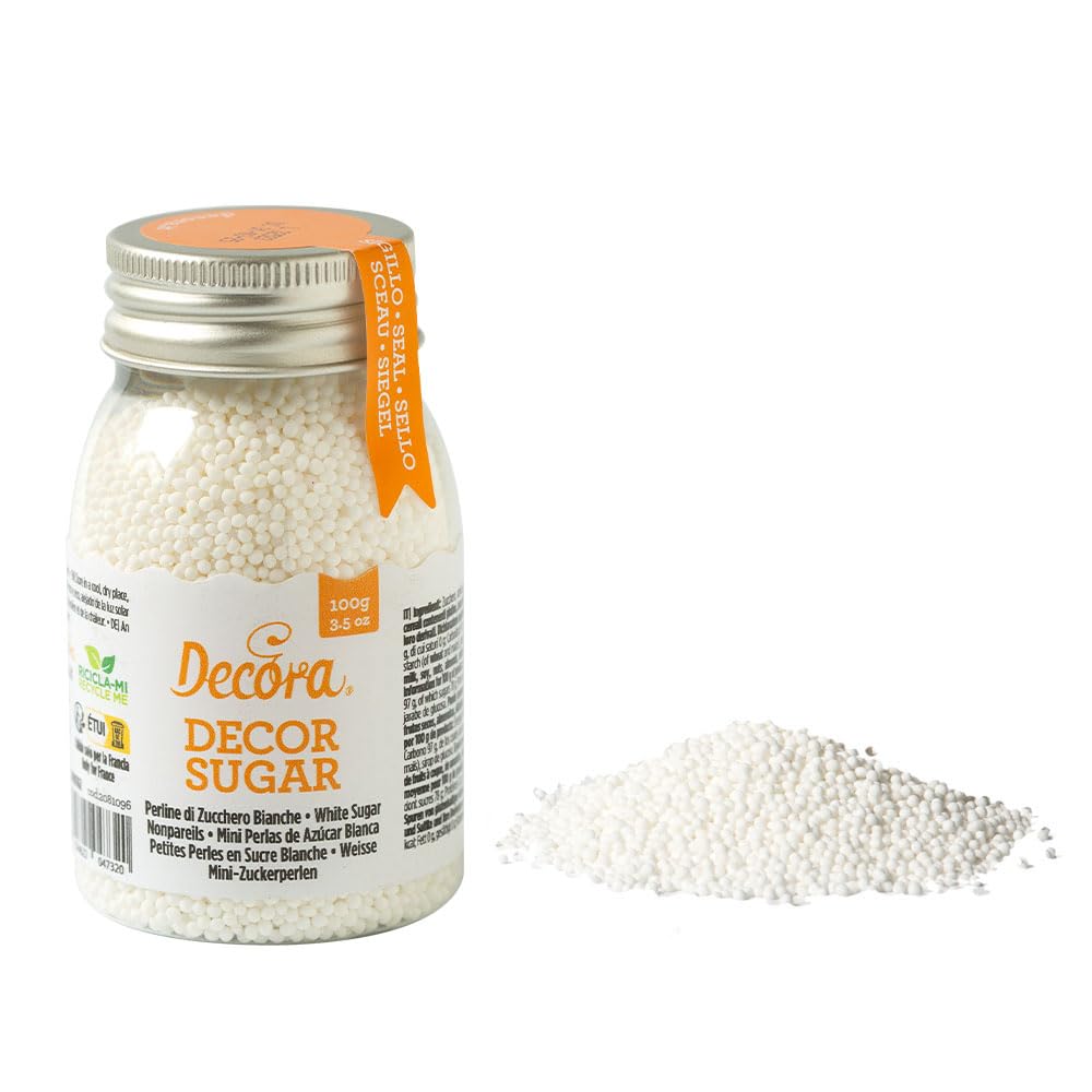 Decora Perlas de azúcar blanco 100 g