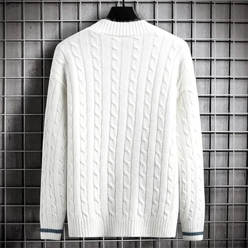 Men's Sweater Cardigan Slim Fit Single Breasted Solid Knitted Cardigan Causal Sweatercoat3