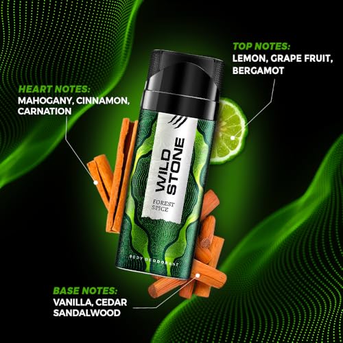 Image of Wild Stone Forest Spice Deodorant Body Spray for Men, 150ml