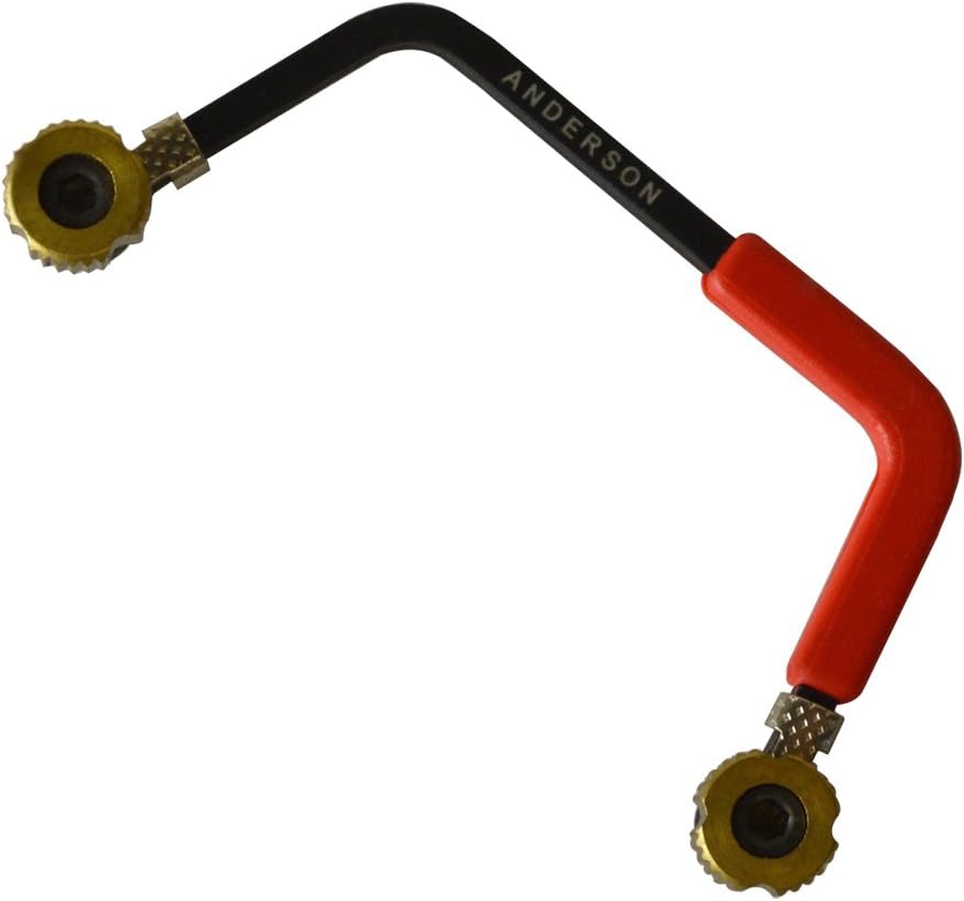 2-3/4" x 1" Anderson Micro Jewelers Saw Frame - Red Saw Frame Jewelry Making Stone-Setting Wax Detailing Prong Tool