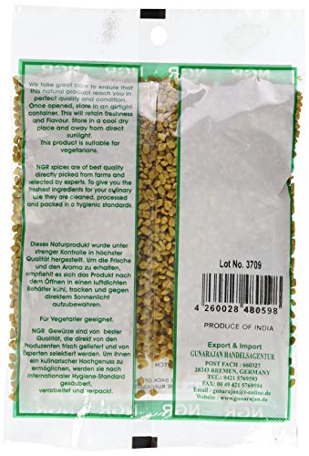 Ngr Bockshornkleesamen (Methi Seeds) (1 x 100 g)