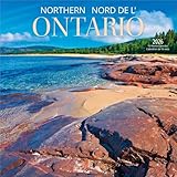 Northern Ontario | 2026 12 x 24 Inch (Hanging) Monthly Square Wall Calendar | English/French Bilingual | Wyman Publishing | Canadian Regional Travel