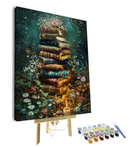 Peinture acrylique par numéros cadeau créatif pour adulte fleurs TISHIRON