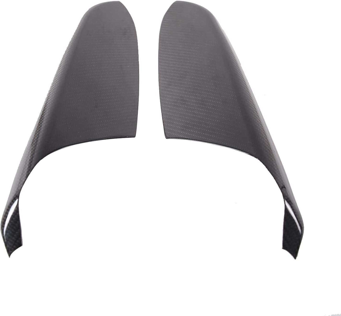 Sekhyna Car Side Door Armrest Panel Cover Trim Compatible with Corvette C8 Stingray 2020-2023 100% Real Carbon Fiber 2PCS Interior Door Panel Cover Trim Accessories (Black Carbon)