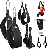 C.P. Sports Bauchtrainingsschlaufen Armschlaufen für Bauchtraining Bauchmuskelschlaufen + Abdominal Loops für Jede Befestigung überall (Bauchschlaufen inkl. Loops)