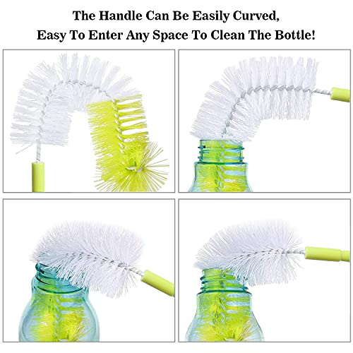 Reinigungsset Bürstenset, Zubehör zur Reinigung von Wasserleitungen, Shisha Bowl und Schlauch, Putzset mit Flexibler… – Bild 4