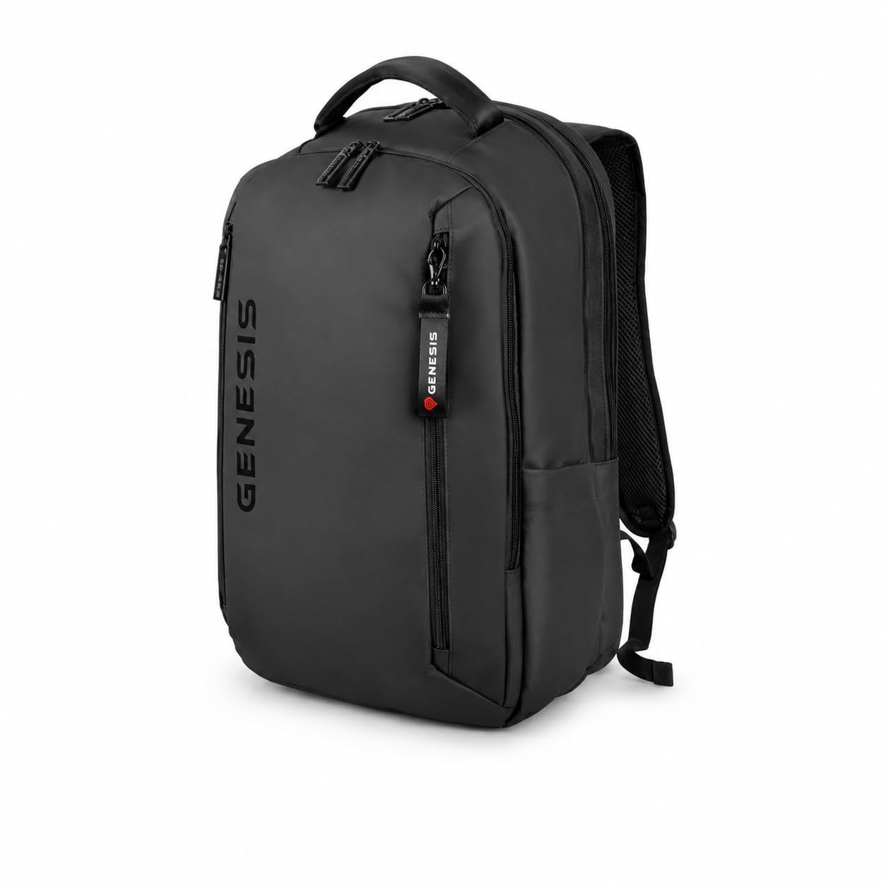 Genesis Pallad 510 plecak na laptopa o przekątnej ekranu 17,3", czarny, plecak gamingowy, 23 l, torba na laptopa z 3 przegródkami, 15 kieszeni, system wózków, ochrona przed rozbryzgami wody, poliester