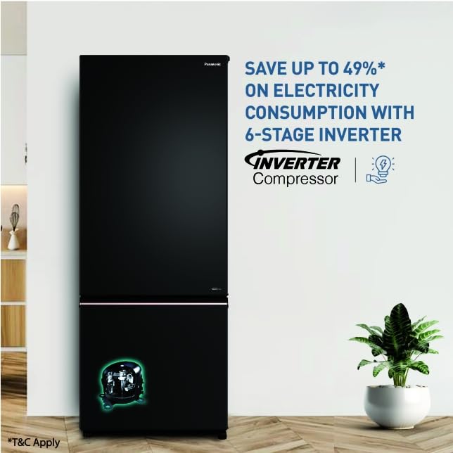 Refrigerator highlighting 6-Stage Inverter Compressor