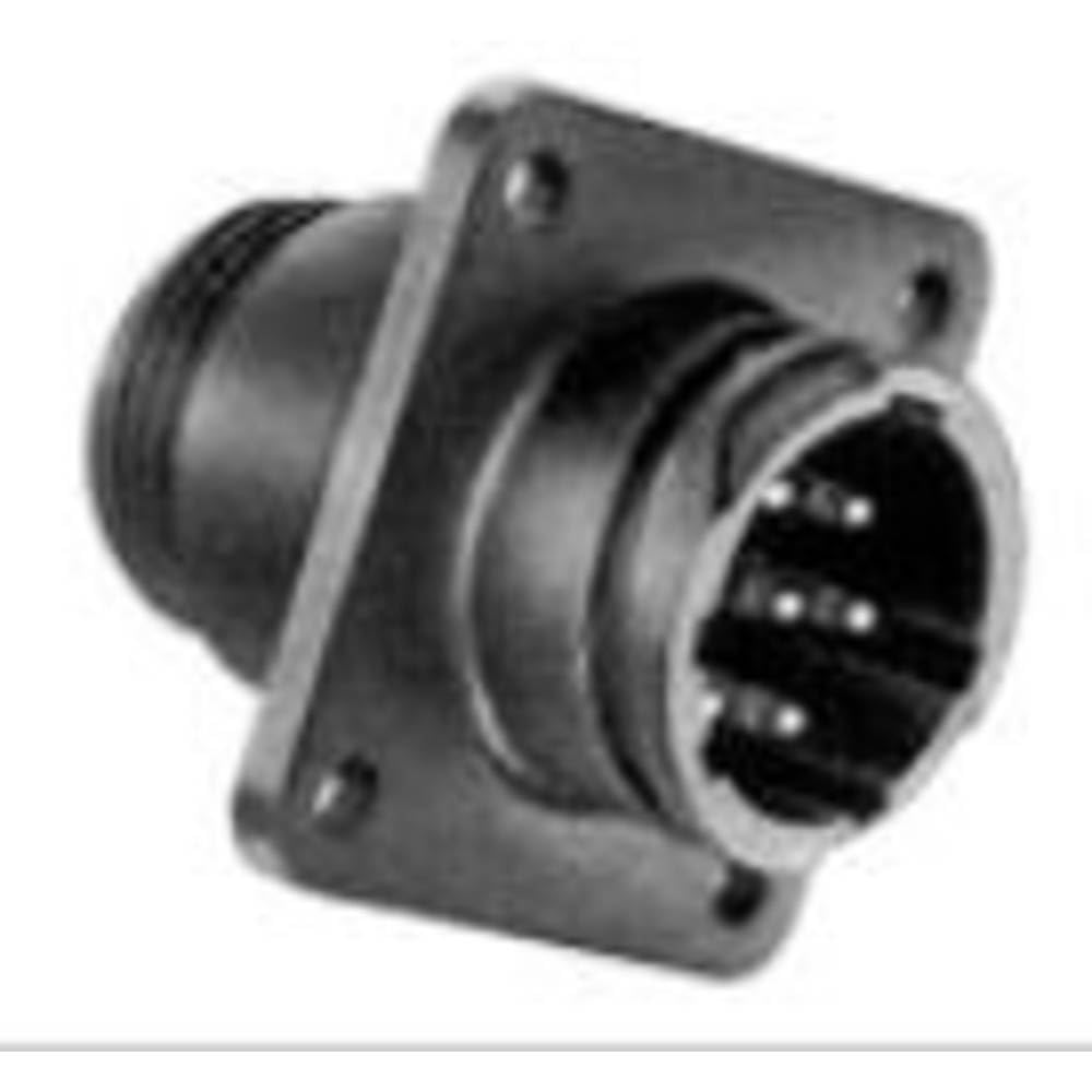 AMP 211401-1 Receptacle, CPC Series 1, PIN, Circular Connector HOUSING, Panel Mount, 7, 13-7 ROHS Compliant: YES