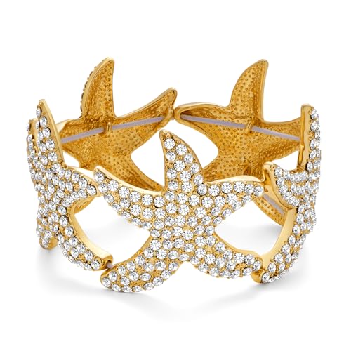 Bracelet de mariée pour fête et bal de promo accessoire extensible en strass brillants