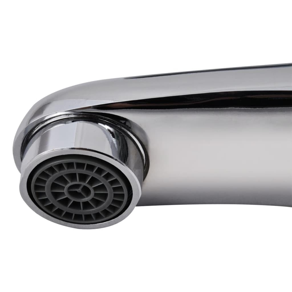 Rubinetto Miscelatore Bagno E Bidet Design Moderno | Maniglia Singola Cromato | Facile Installazione