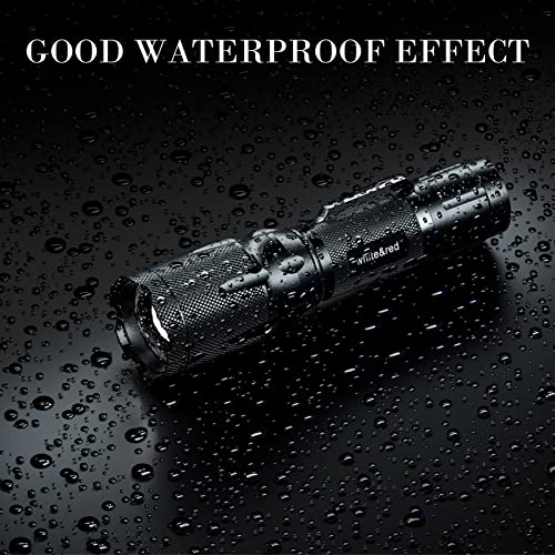 Metii Upgraded Red Flashlight, Bright White &High/Low Power Red Light Options With Memory, Zoom Lens, Portable Small Led Torch Waterproof For Pilot, Aviation, Astronomy, Night Vision #TOP5