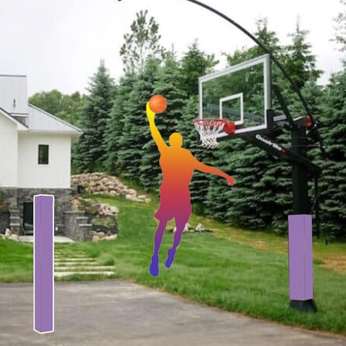 Rembourrage panier de basket carré violet anti-blessure 30x30
