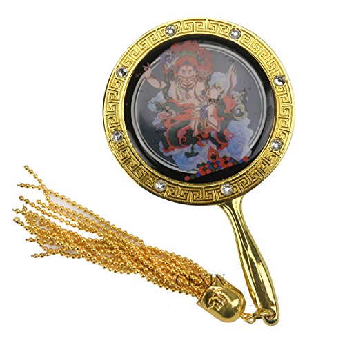 Cexin 2018 Fengshui witte Dzambala spiegel met rode draad armband W3210