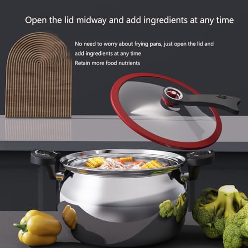 Olla a presión de acero inoxidable 5L miniatura 4