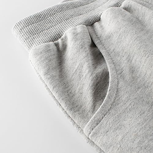 Moonker Kids Boys Lightweight Casual Shorts Breathable Elastic Waist Carton Embroidery Short Pants Toddler3