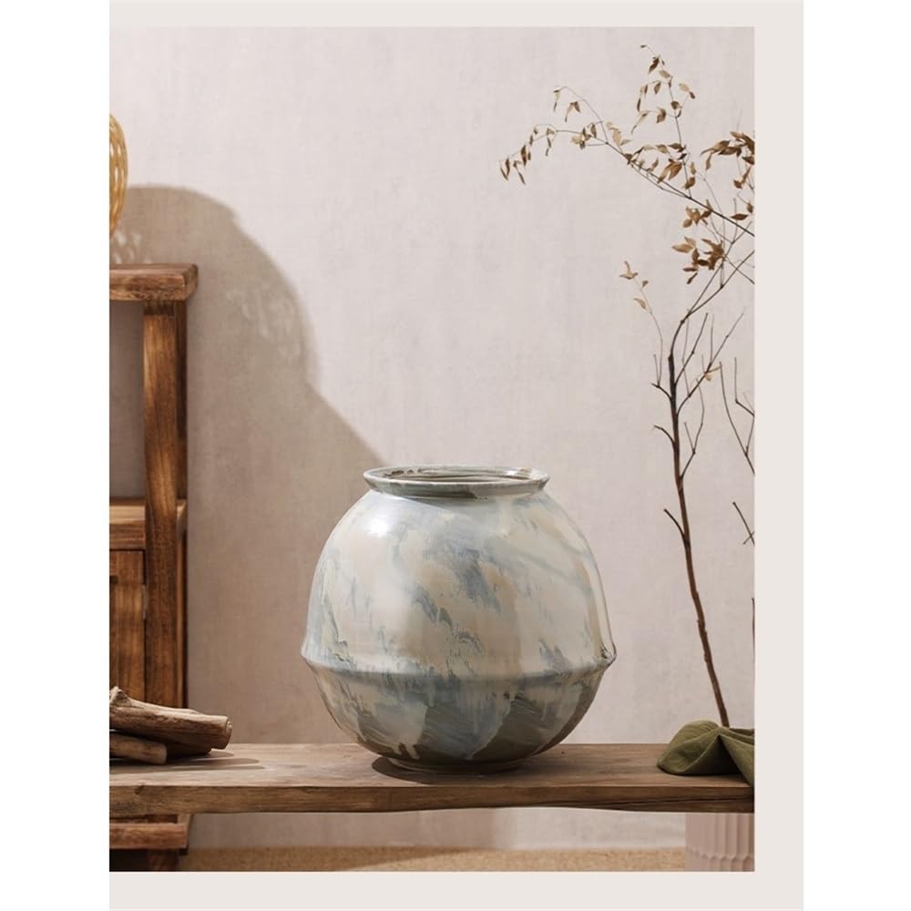 Pots de fleurs en terre cuite avec trou de drainage, pots de fleurs en céramique pour l'intérieur et l'extérieur, parfaits pour la décoration de la maison, du jardin et de la terrasse