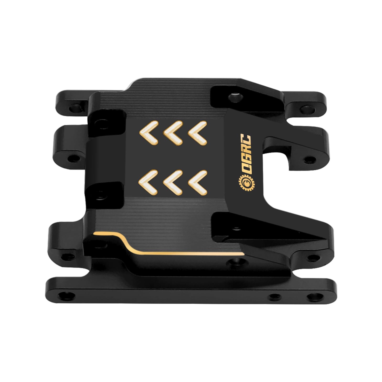 INJORA RC Skid Plate Revêtement Noir Lourd Contrepoids Châssis Accessoires pour 1/24 RC Crawler Car Axial SCX24 Mises à Niveau des Pièces