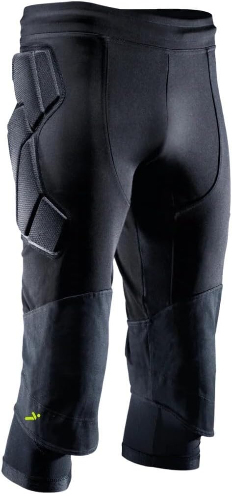 Storelli ExoShield Goalkeeper 3/4 Pants, High-Impact Protection, Sweat-Wicking, UV-Resistant Athletic Bottoms for Soccer