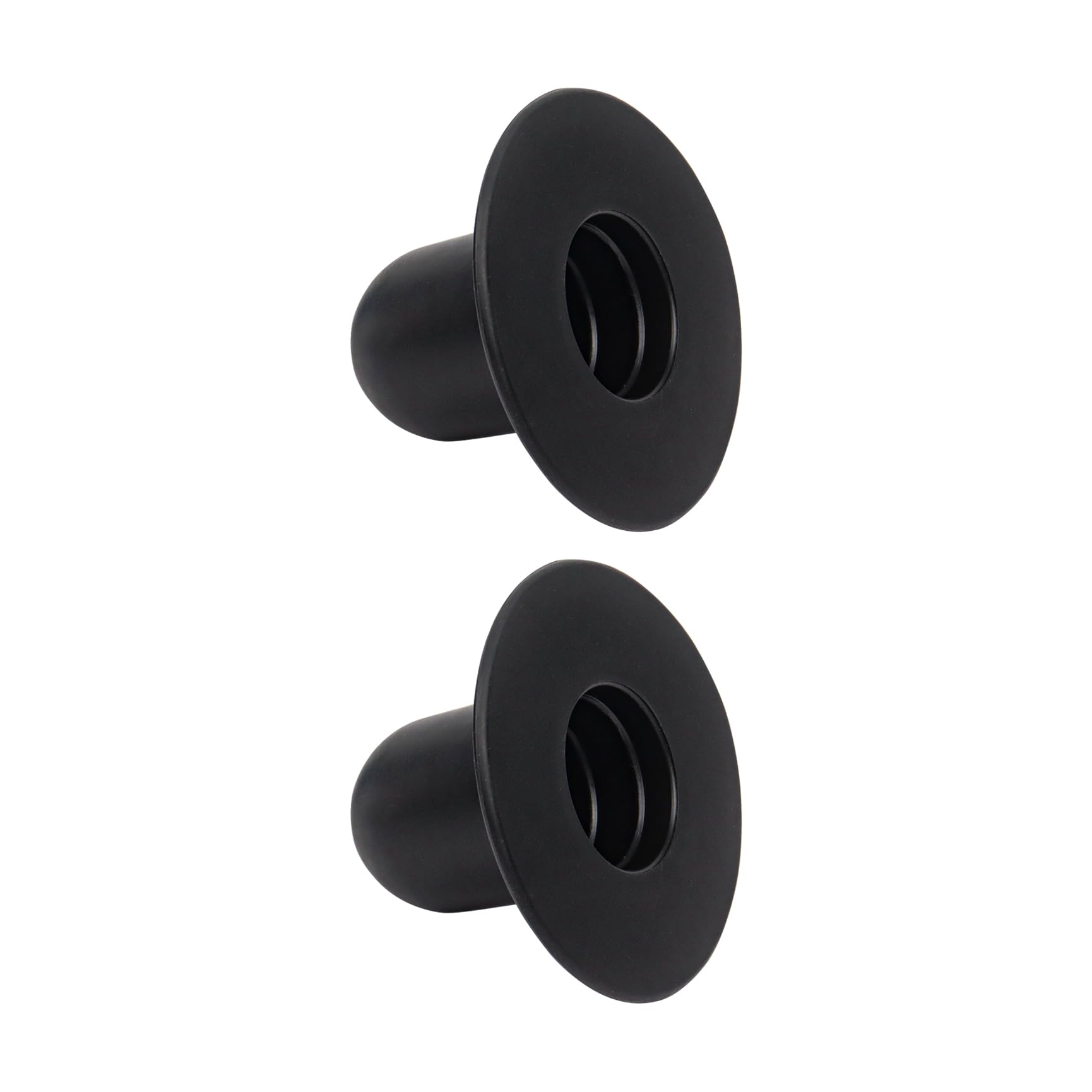 Pool Plug, Replacement Swimming Pool Sealing Plug, Above Ground Swimming Pool Filter Pump Strainer Hole Plug, Pool Sieve Hole Plug (Pack of 2, Black)