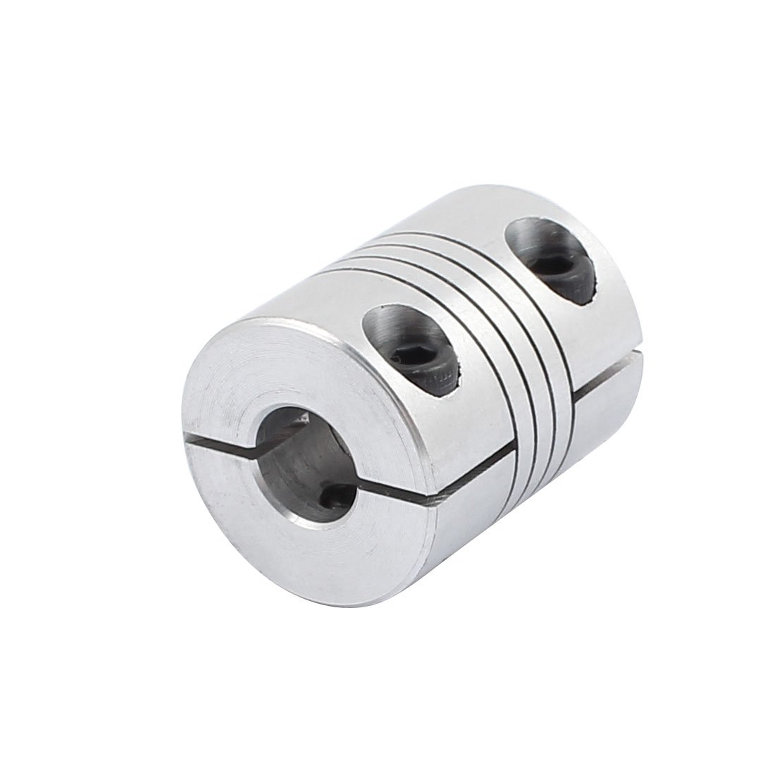 Aexit 20mm Diameter Electrical equipment 25mm Length 6mmx8mm Aluminum Alloy Spline Shaft Flexible Helical Coupling