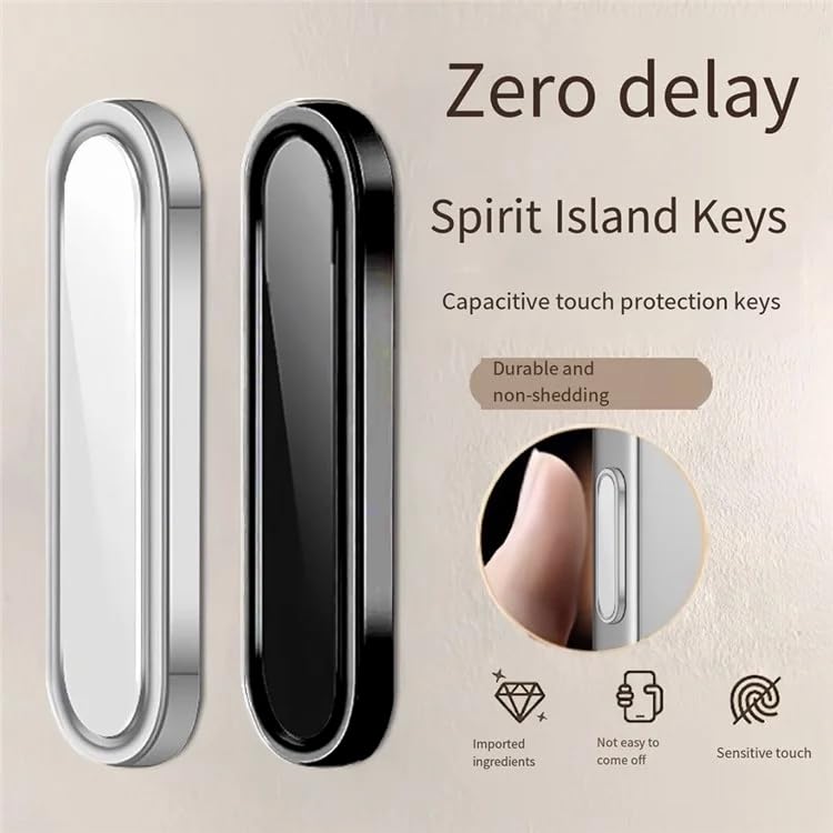 EBIZ HIVE Camera Control Button Protector for iPhone 16 Pro Max | 16 Plus | iPhone 17 Pro | iPhone Air Camera Button Cover Stalinite Protective Film for SmartCamera Side Keys Protective Film for Anti-bump(GOLD) 4