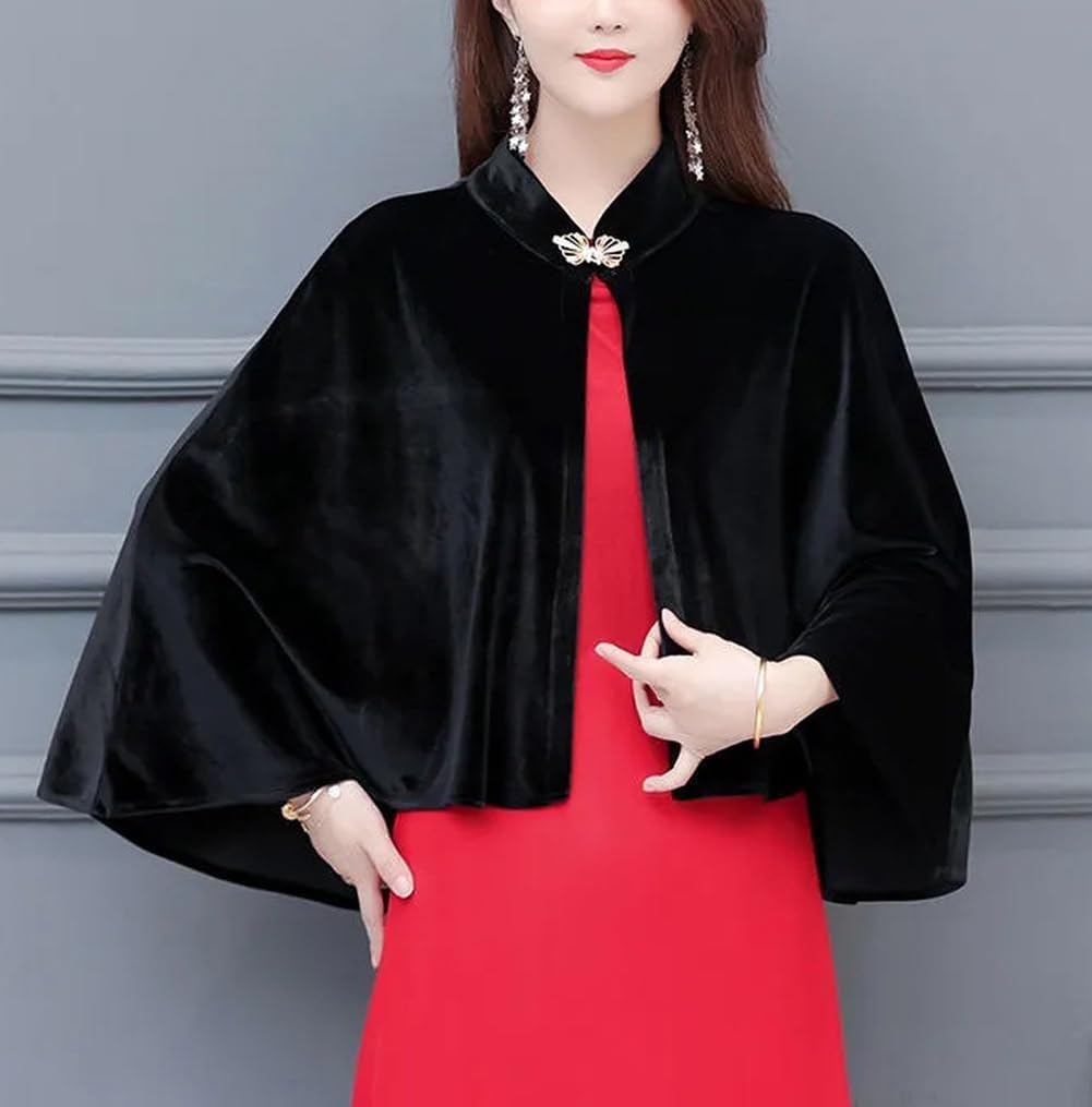 Velvet Scarfs Women Shawls and Wraps Evening Dresses Wedding Shawl Wrap Bridal Scarve Poncho Cape Shawl Wraps 2025 - Image 5