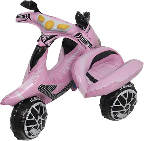 Triciclo 4D autoportante para motocicleta, globo de aluminio de juguete para niños, globo de cumpleaños para niños, baby shower, decoración de