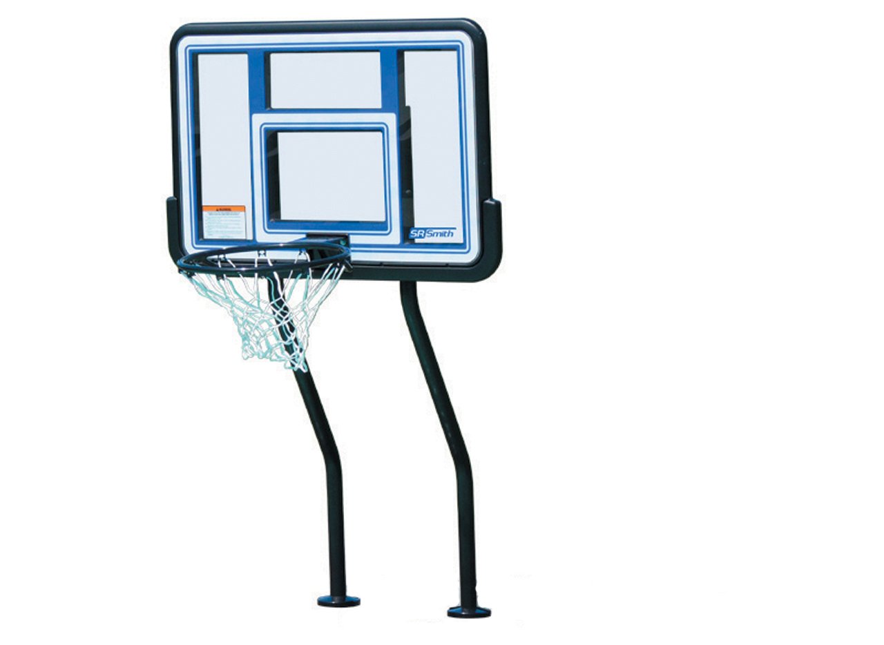 S.R. Smith S-BASK-44 Swim N Dunk Complete Salt Friendly Basketball Game with in-Deck Anchors,4-Box