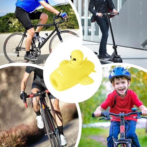 Buzina de guiador, luz de bicicleta com buzina | Buzina de ciclismo recarregável USB - Buzina de ar