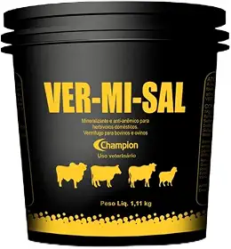 Vermisal 1,110gr Champion Original - Vermífugo De Cocho
