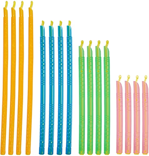 Clip de cierre de la bolsa, pinzas reutilizables de alimentos de sellado clips para la cocina/el hogar/el almacenamiento de campamento, 16pcs