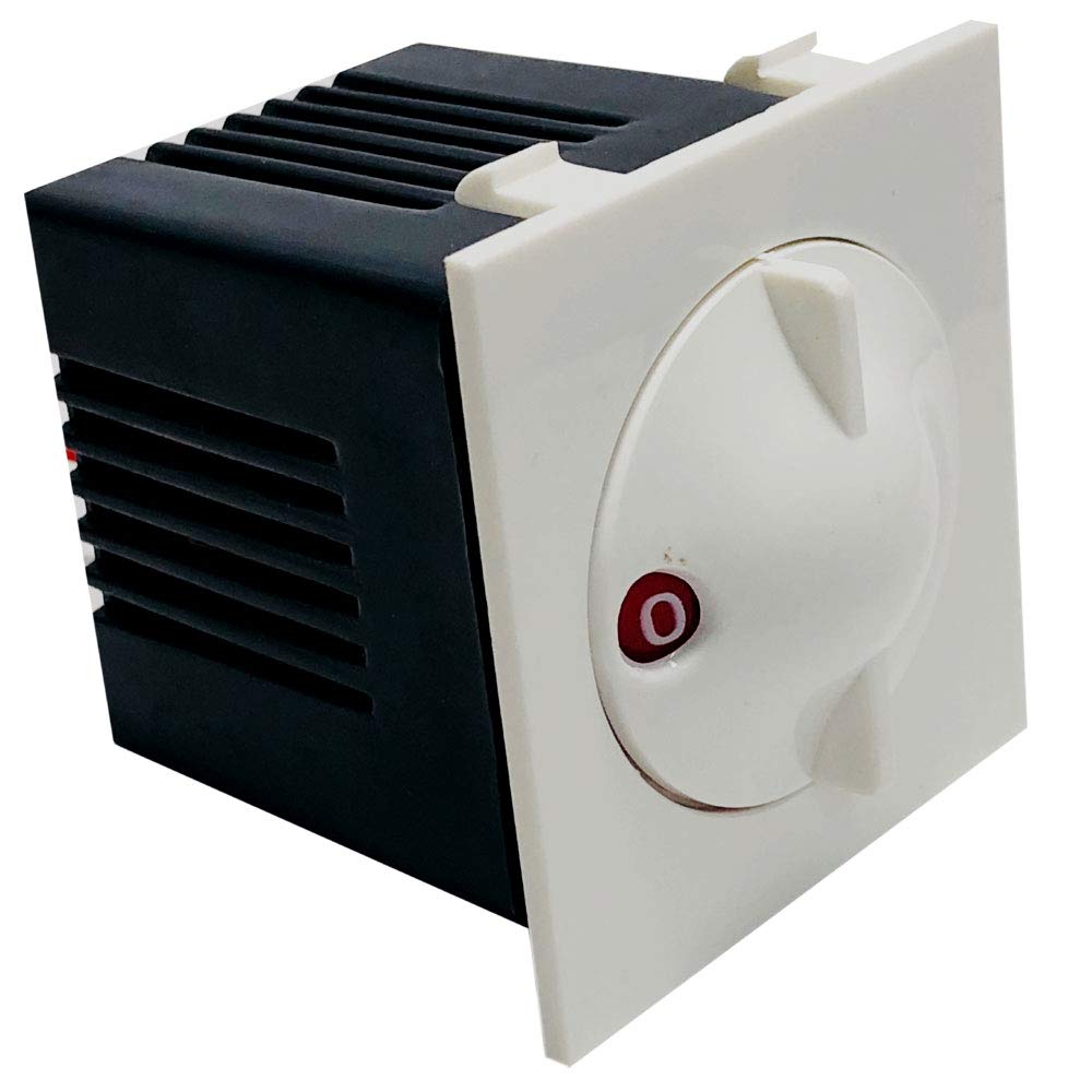 Hi-Plasst Socket Nixon (Pack of1) 2M Socket Type Electronic Fan Regulator, 5-Step, Modular Step Type Regulators for Fan For Home & Offices (L*B = 5 * 4.7cm) Capacitor Based-image-6