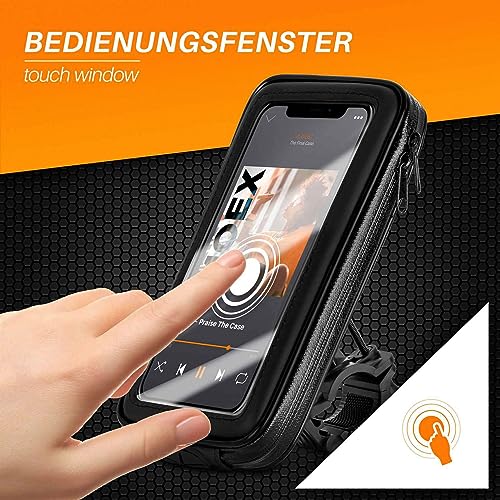 Support guidon étanche Honor Magic5 Pro housse vision rotative moex - 2