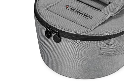 Image of Le Creuset Small Round Tote Bag, Noir | Small Fits 4.5 qt. or 5.5 qt. Round Dutch Oven